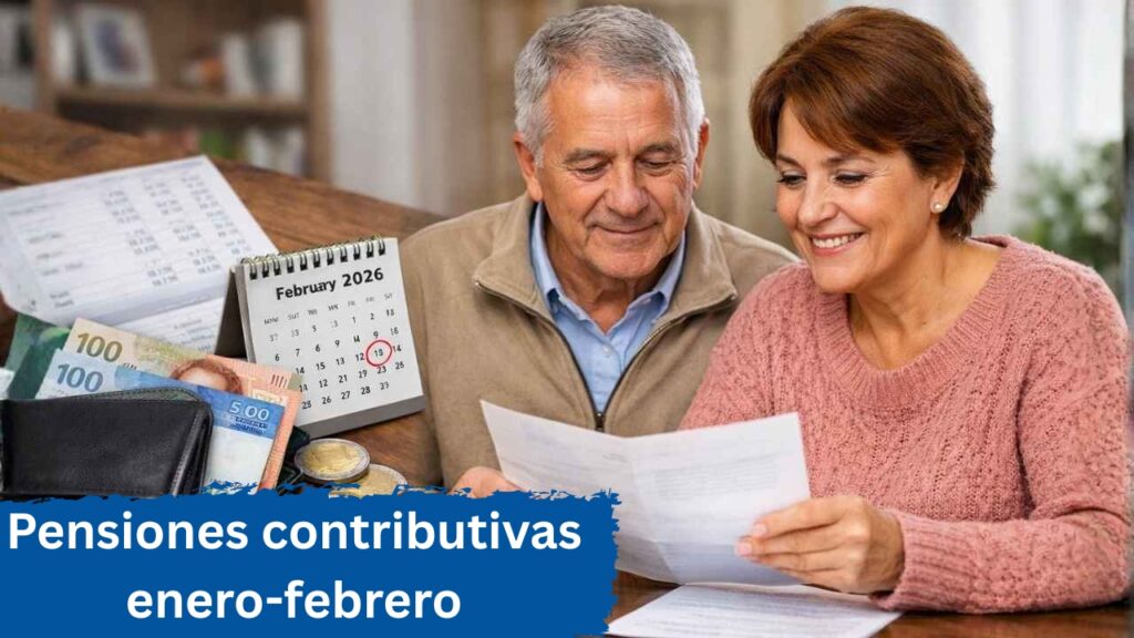 España: Pensiones contributivas enero-febrero — calendario oficial, requisitos y beneficios destacados