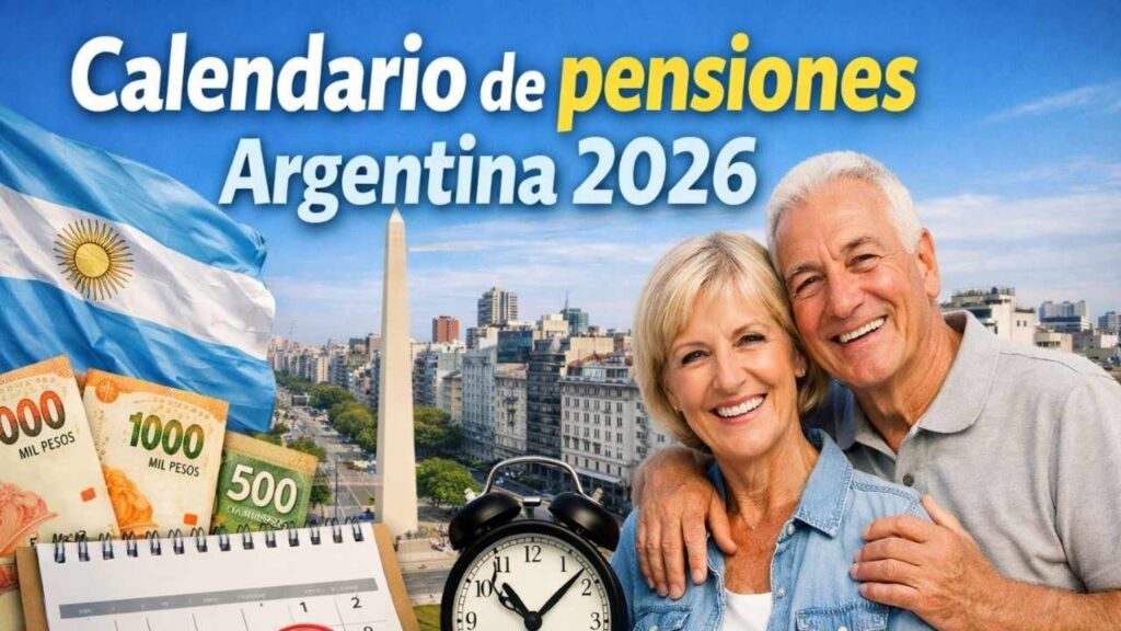 Argentina: Calendario de pensiones enero 2026 – quién cobra, cuánto y cómo inscribirse