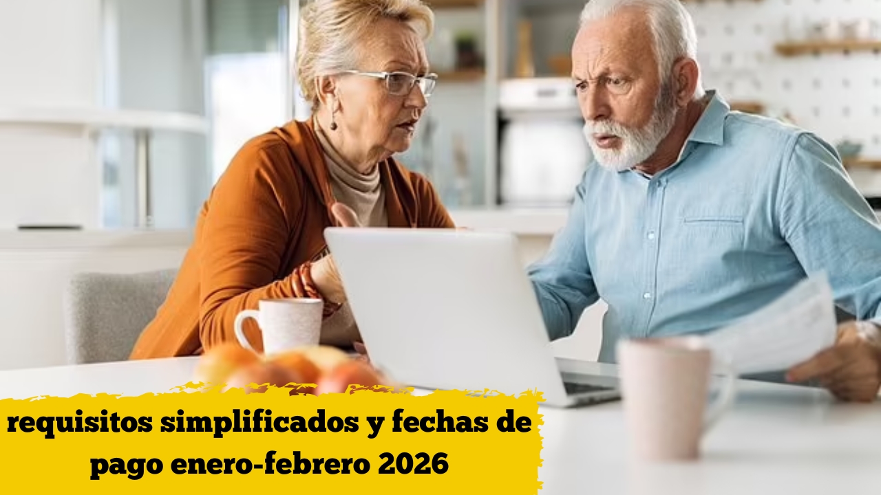 Pensión no contributiva: requisitos simplificados y fechas de pago enero-febrero 2026