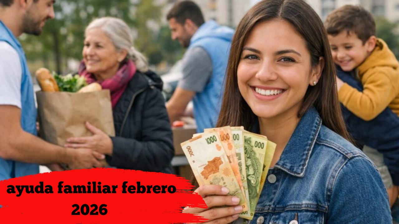 Argentina: ayuda familiar febrero 2026 – quiénes califican y cuándo se paga
