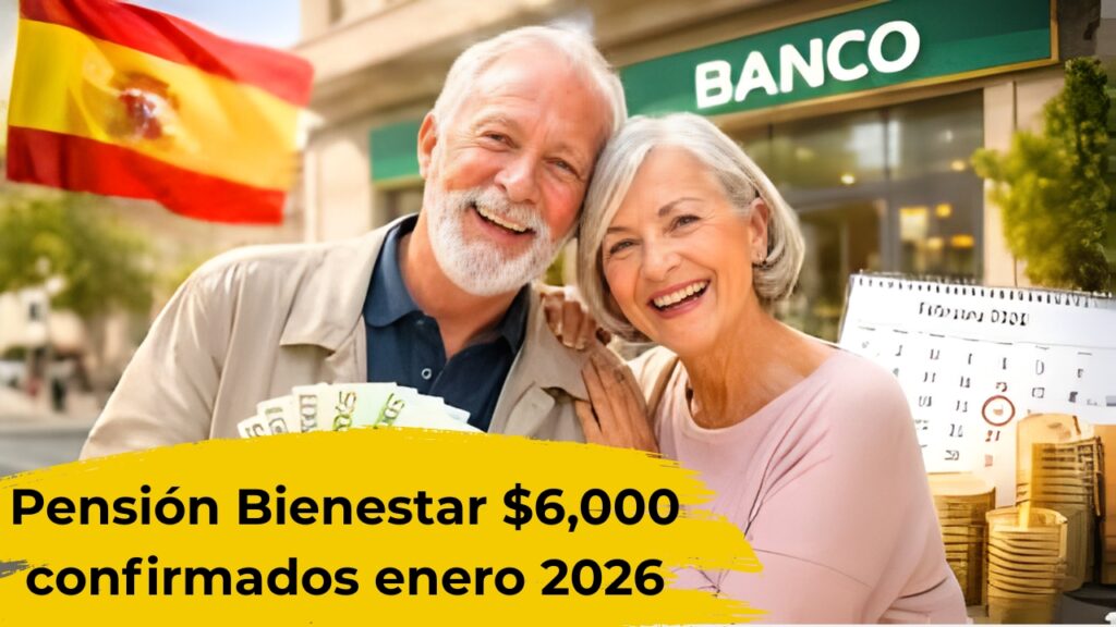 Pensión Bienestar enero 2026: $6,000 confirmados, cómo registrarse y cuándo se paga