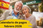 Calendario de pagos febrero 2026: jubilados y pensionistas españoles, bancos y días clave