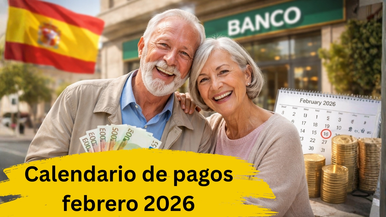 Calendario de pagos febrero 2026: jubilados y pensionistas españoles, bancos y días clave
