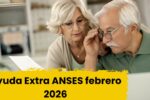 Ayuda Extra ANSES febrero 2026: montos confirmados y fechas de pago para jubilados