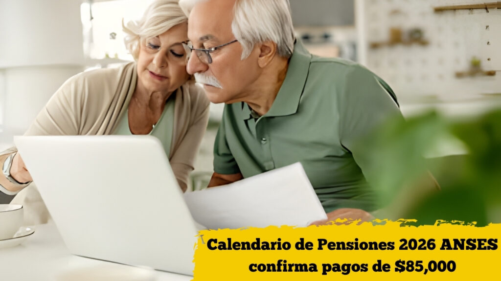 Calendario de Pensiones 2026: ANSES confirma pagos de $85,000 en enero, ¿quiénes cobran primero