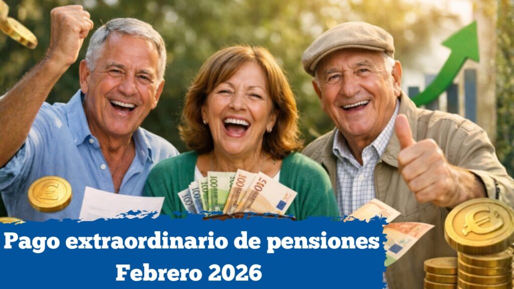 España: Pago extraordinario de pensiones Febrero 2026 – Fechas clave y quién califica