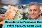 Argentina: Calendario de Pensiones Enero 2026 – Quién cobra $120.000 y cuándo