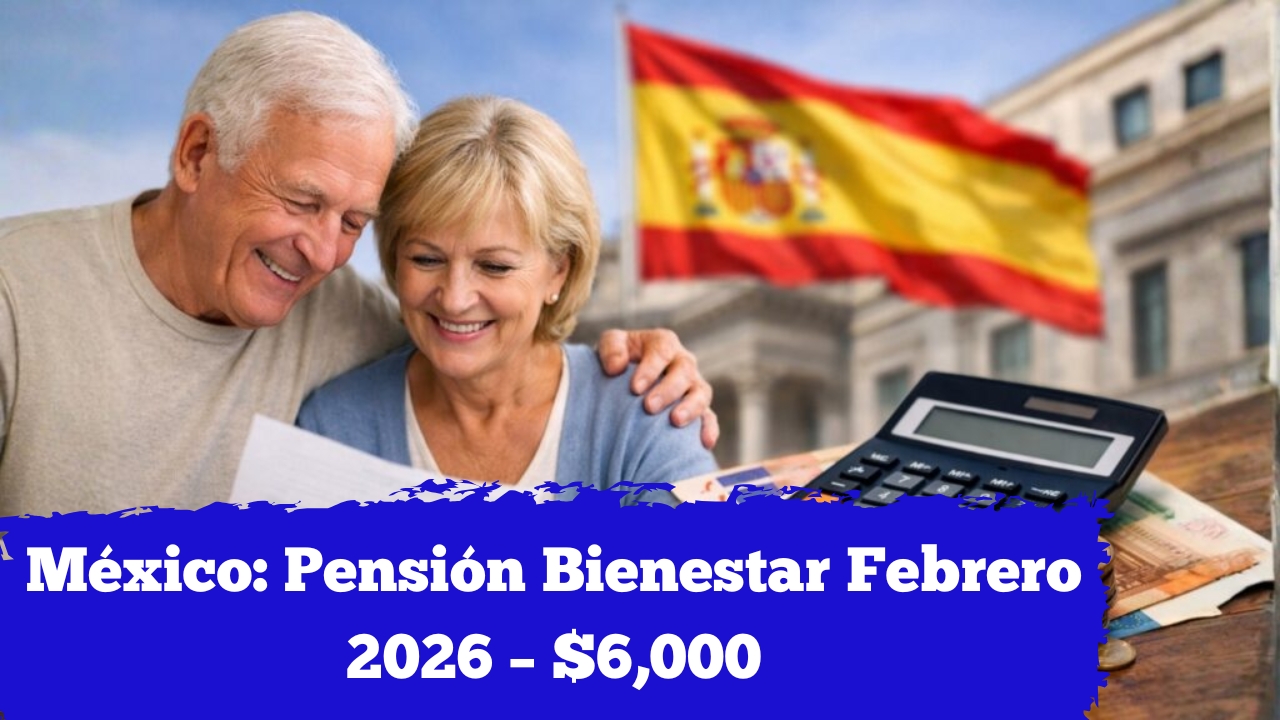 México: Pensión Bienestar Febrero 2026 – $6,000 para adultos mayores, requisitos y fechas de pago